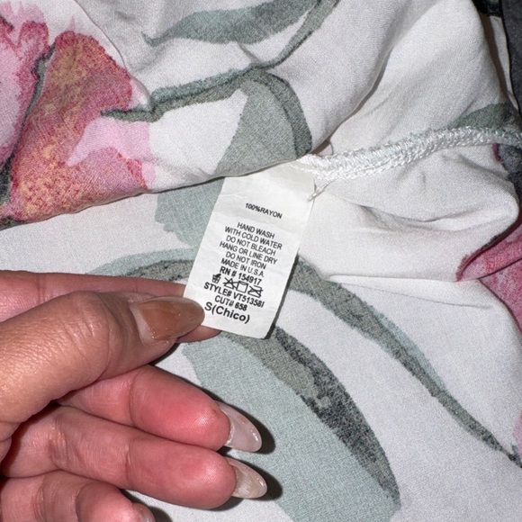 Vine & Love- Women’s Pink and Orange Floral Tank Top Size Small - Picture 8 of 13